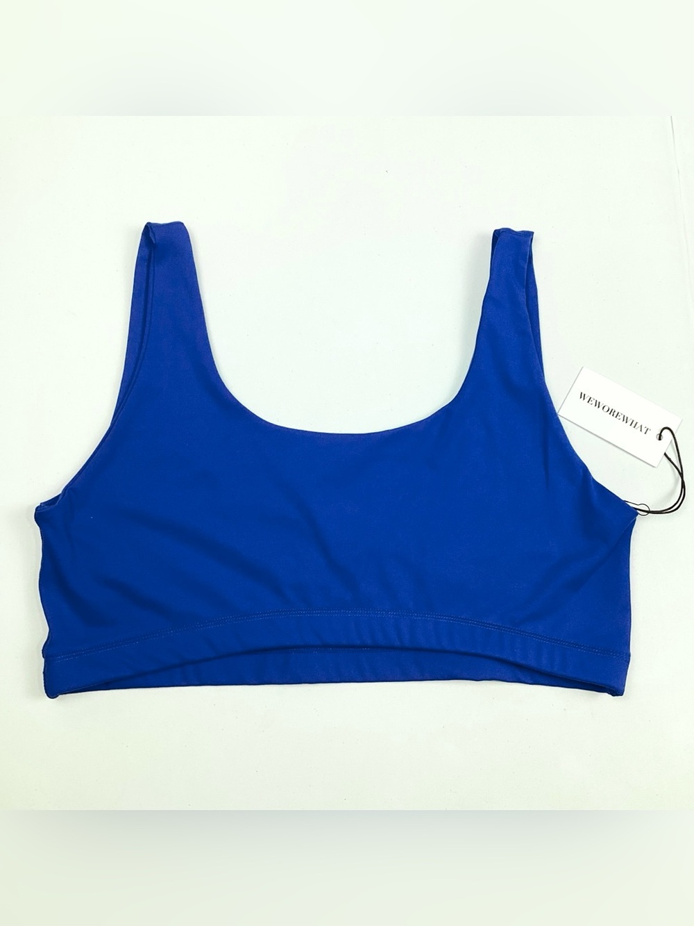 WeWoreWhat Scoop Bra Top Blue XL NEW with tag! Retail $39